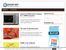Tablet Screenshot of iz2uuf.net